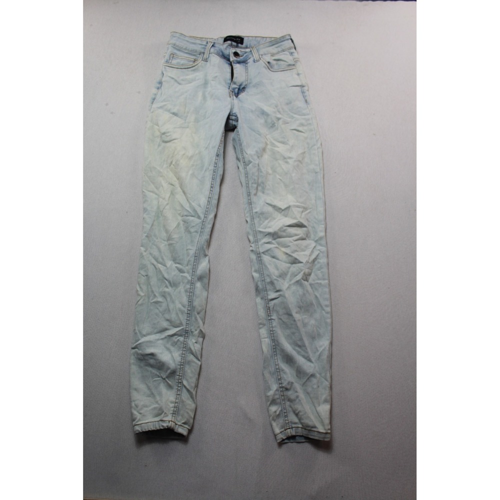 Skinny Fit Jeans Women 26 Light Blue Excellent High Rise Denim Pants